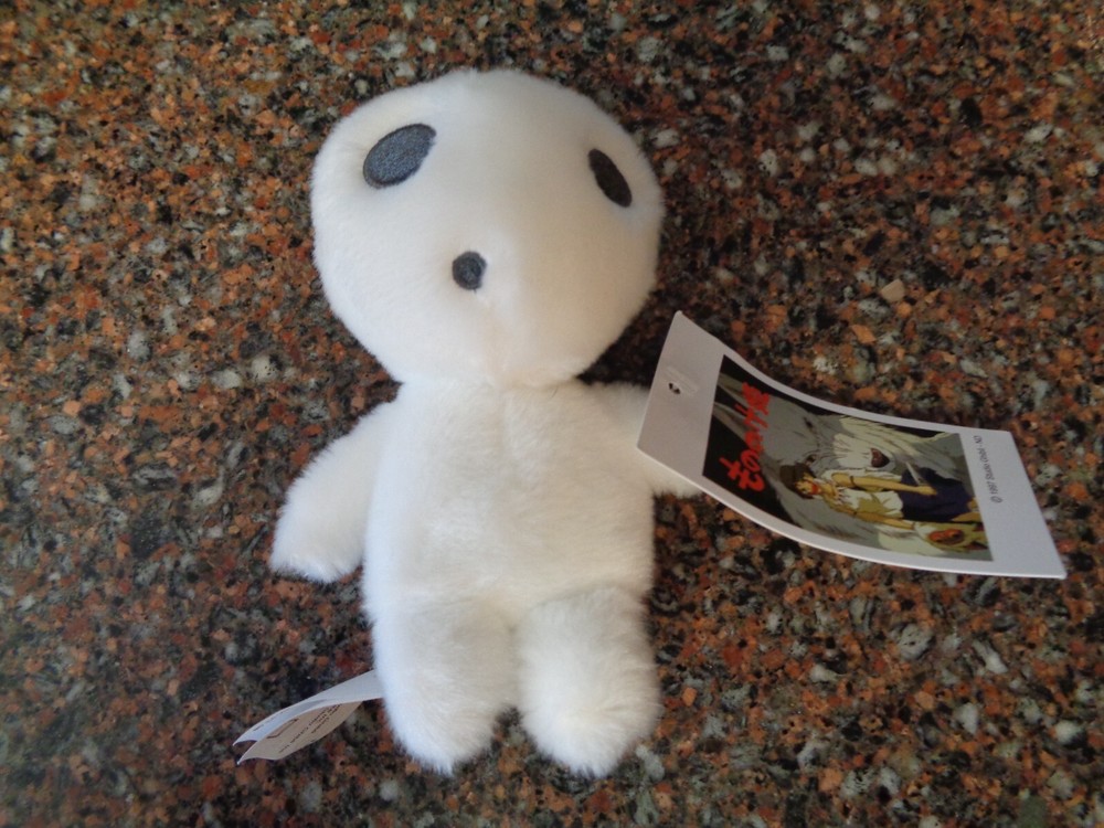 Princess Mononoke Kodama Beanbag Plush 5″ Tree Spirit Studio Ghibli Official NWT