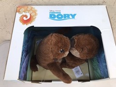 Disney Store Finding Dory Otters Interactive Features Plush Set