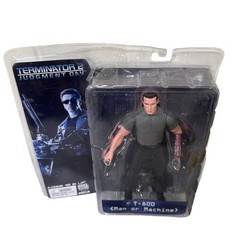 NECA Reel Toys Terminator 2 Judgement Day T-800 Man or Machine Figure 2009 Read