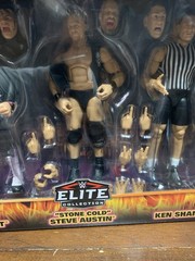 WWE Elite Wrestlemania 13 Submission Match 3-Pack Figures Hart Austin Shamrock