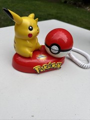 RARE Pokemon Pikachu Vintage Landline Telephone Phone 90s Pokeball Y2K Retro