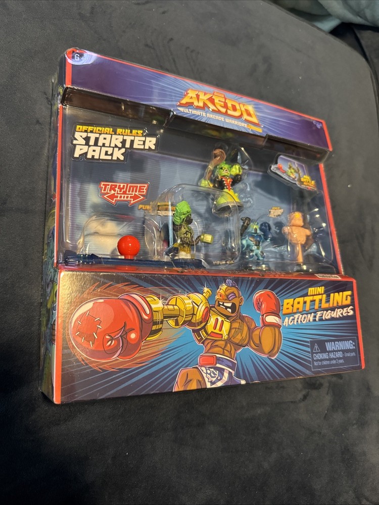 Akedo Ultimate Arcade Warriors Starter Pack – Legendary Punch Attack NEW
