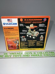 VINTAGE 1986 STARCOM M-6 RAILGUNNER NIB COLECO BRAND NEW IN OPENED BOX 🔥