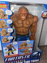 New The Thing Fantastic Four Movie Electronic Clobberin’ Time 13.5″ Toy Biz 2005