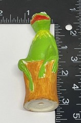 VTG KERMIT Figure Jim Henson’s MUPPETS Kermit the Frog Plastic RARE Made USA