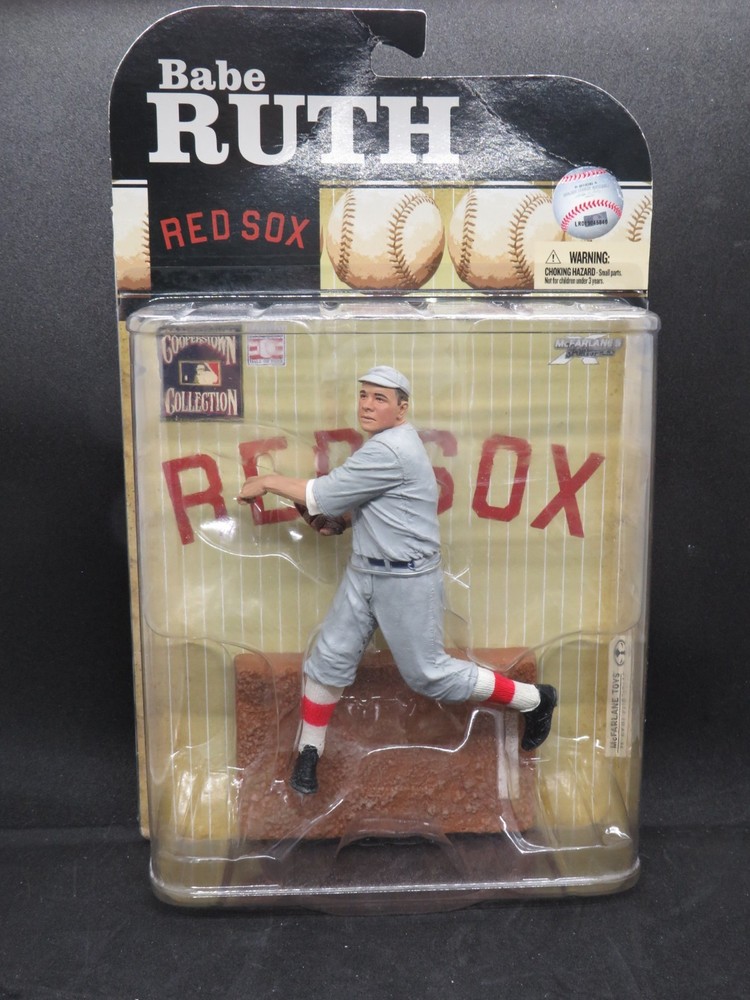 McFarlane Sports Picks Babe Ruth Red Sox Cooperstown Collection Figure MLB