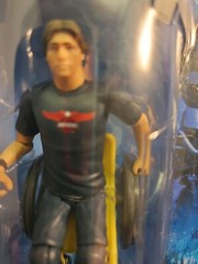 Jake Scully with Wheel Chair J Avatar 2009 Mattel 4 INCH Harley Shirt New