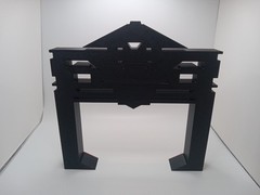 Retro Recognizer / Collector for Tron action figures and lightcycle toys Blk/Red