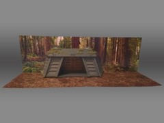 Oversize Endor Forest Backdrop Star Wars TVC Black Series Hasbro Kenner
