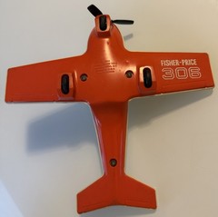 Vintage 1974 Fisher Price Adventure People Daredevil Sport Plane Pilot #306 Toy!