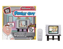 Family Guy Tiny TV Classics Edition Working Mini Television Toy w/ NEW BATTERIES