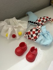 DIY the Joker Clothes Set for Authentic 17cm Plush Monsters DOLL Not included