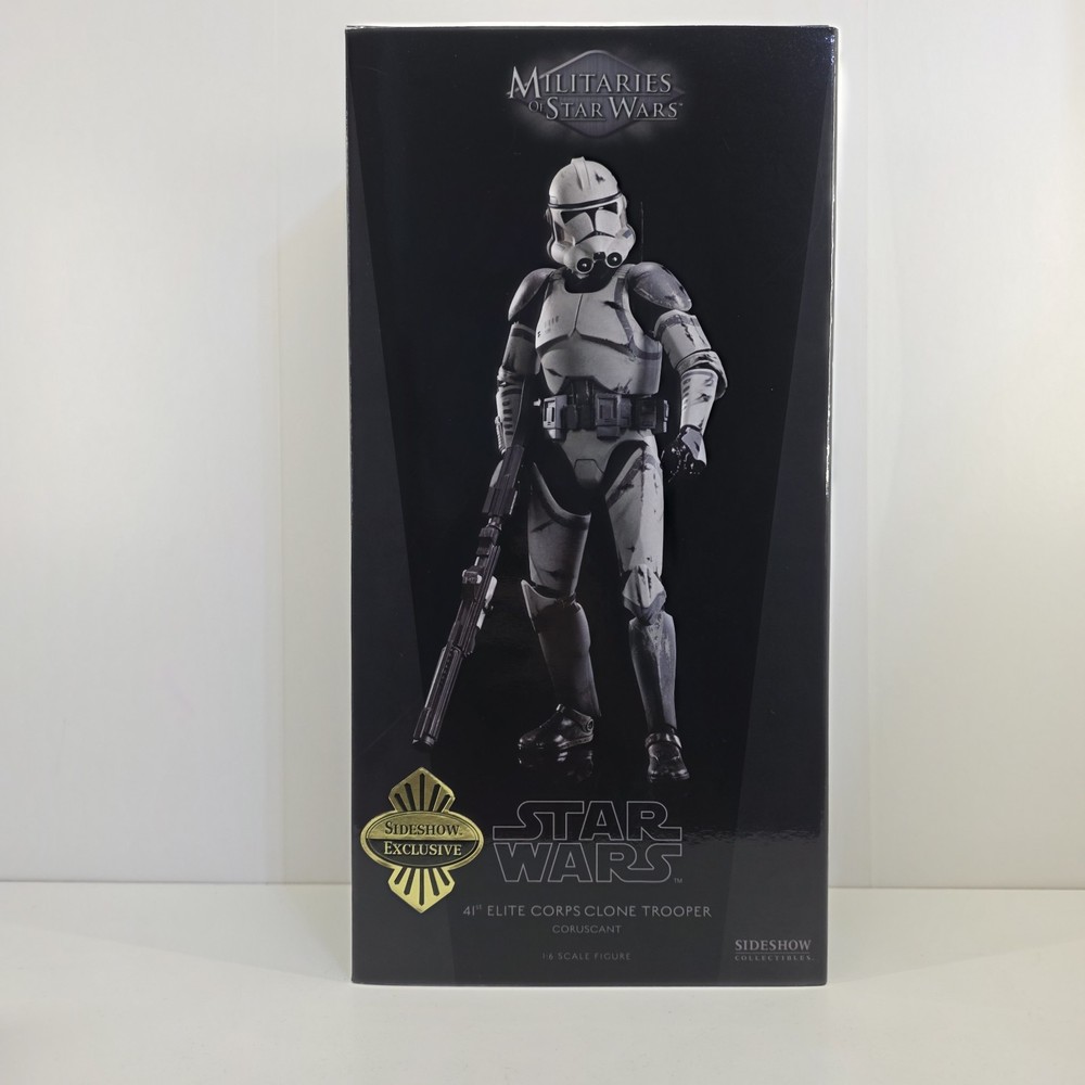 Sideshow Star Wars 41st Elite Corps Clone Coruscant Trooper 12″ Scale EXCLUSIVE