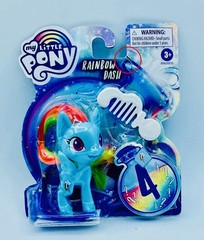 My Little Pony Rainbow Dash Potion Comb 4 Surprise Hair Play Accs Damaged Pkg
