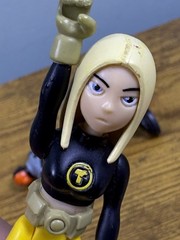2003 Bandai DC Teen Titans Go Robin Terra Slade Action Figure Lot Loose 3.5”
