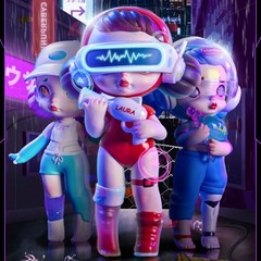TOYCITY Laura Cyberpunk Series Confirmed Blind Box Action Figure Doll Toys Gift