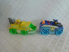 Lot of 6 Paw Patrol die cast metal vehicles Please Read