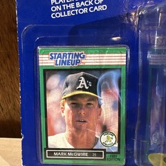 Vintage Mark McGwire 1989 Starting Lineup figure and card – Oakland A’s – NIB