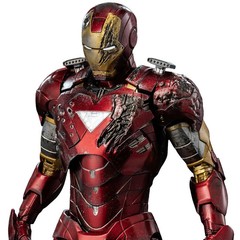 Threezero Marvel Infinity Saga Iron Man Mark 6 Battle Damaged DLX Action Figure