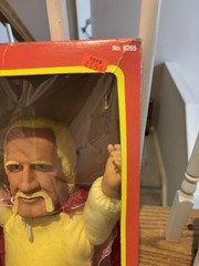 Vintage 1985 Appleworks Rocky Thunderlips Hulk Hogan 18″ Plush Doll . NEW