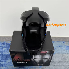 Iron Man Full Black Helmet MK5 1/1 Electronic Voice-controlled Mask Cosplay Prop