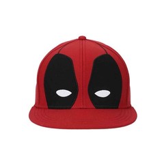 Deadpool Big Face Flat Bill Snapback Hat