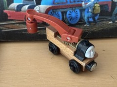 Fisher Price Wooden Thomas Train Factory Sample Harvey!