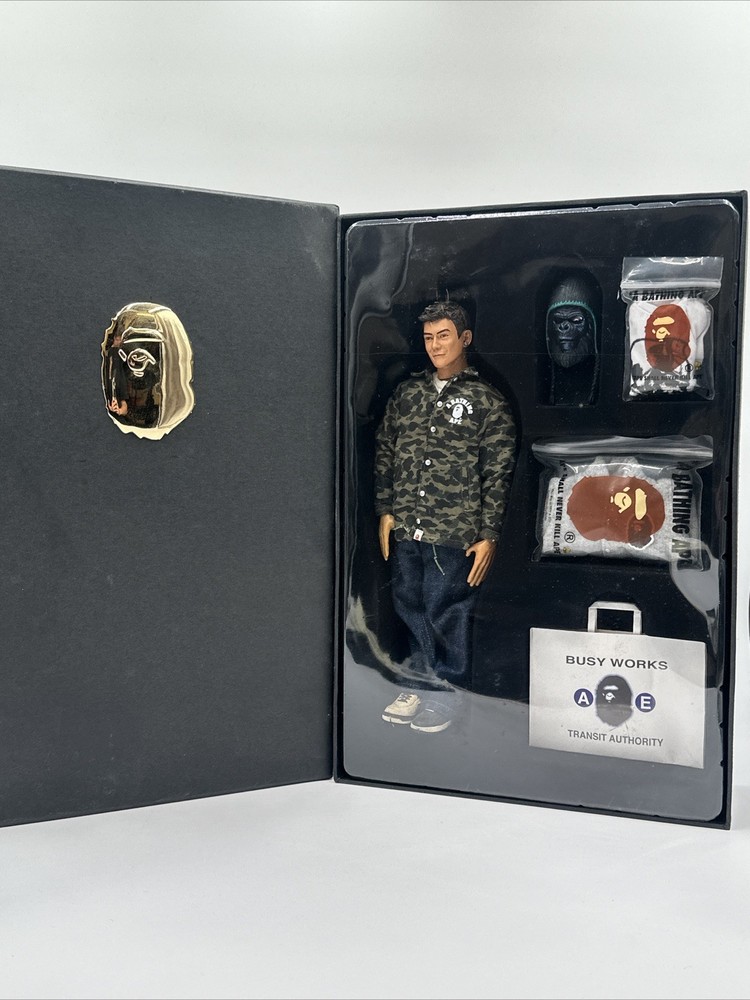 Limited Edition A Bathing Ape Bape Clot Edison Chen 12” Figure Used Of 100 2004