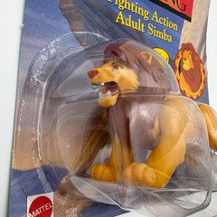 The Lion King Fighting Action Adult SIMBA 1994 Disney Toy Figure