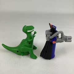Disney Toy Story Mcdonalds 4″ Rex Dinosaur Emperor Zurg Roll Figures Bundle Lot