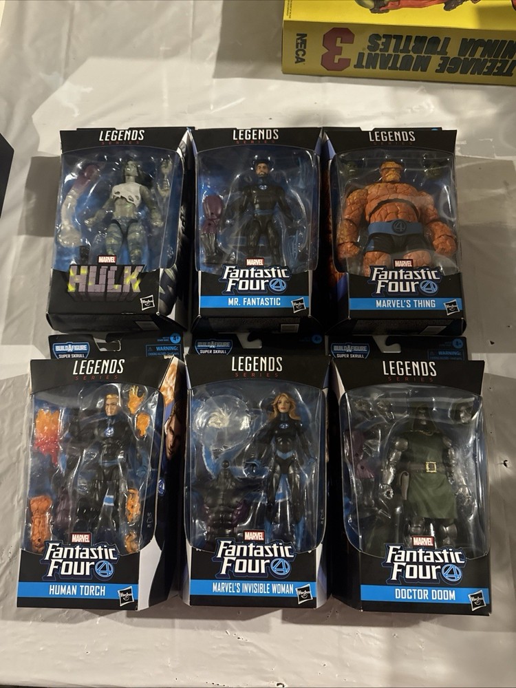 Marvel Legends Fantastic Four Super Skrull Wave Lot of 6 Full Set New In Box