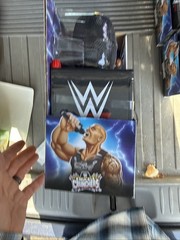 WWE knuckle crunchers microphone Playset with exclusive Final boss The Rock!