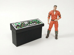 Sci Fi Computer Console for 1:18 3.75 IN Figure Diorama STAR WARS GI JOE sci fi