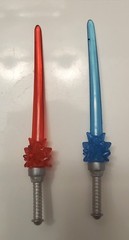 Marvel Legends SSCC Deadpool Lightsaber Lot 2Pack Red Blue Star Wars Weapons