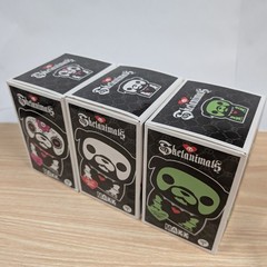 SEALED Skelanimals COMPLETE Maxx Figure Set Glow in the Dark Day of the Dead