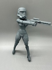 Sexy Star Wars Stormtroopers Set of 3 (5 1/2 inch/1:12 Scale)