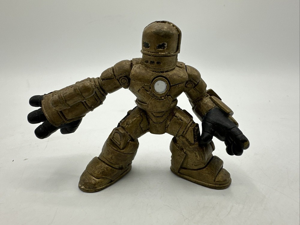 Marvel Hasbro Playskool Heroes Iron Man Mark I Action Figure 2008 Toy 2.25 in