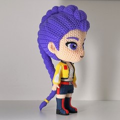 Rumi Zoey Mira – K-Pop Demon Hunters Knitted Texture Figures Display Model