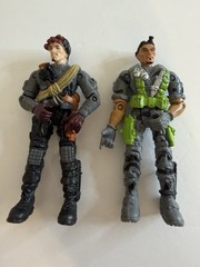 Vintage Lot Of 10 Lanard The Corps 4” Posable Military Action Figures Pre-Owned