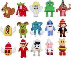 15PCS Italian Brainrot Steal a Brainrot 67 Toys, 1.8″ Brain Rot Action Figure, V