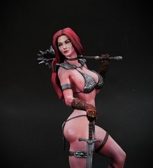 Red Sonja Vampirella 30cm 12 inch 1/6 Scale Figure Painted