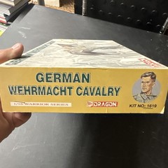 Dragon 1/16 1619-03 German Wehrmacht Cavalry Model Kit Vintage 1998