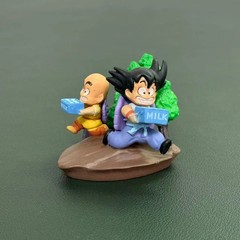 DBZ Goku Krillin Mini Figure 5cm PVC Anime Collectible Model Toy