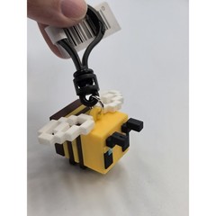 Minecraft Series 4 Classic Figural 3D Bag Clip Bee NEW, The Minecraft Movie