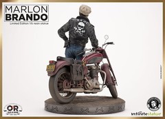 Infinite Statue Marlon Brando with Bike from The Wild One 1/6 Scale Statue New