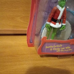 Dr Seuss How The Grinch Stole Christmas Santa Grinch And Cindy Lou Who Figure
