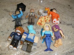 HUGE LOT OF ROBLOX CHARACTER FIGURES AND ACCESSORIES