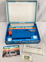 1981 Vintage Kenner Give-A-Show Projector Scooby Doo Movie Set Complete Boxed