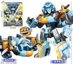 Tobot V GD CrossWind Airplane Transforming Robot Vehicle Action Figure Toy 5.1″