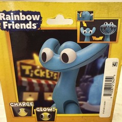 Rainbow Friends Series 2 CYAN Glow in the Dark Toy Action Figure Phat Mojo